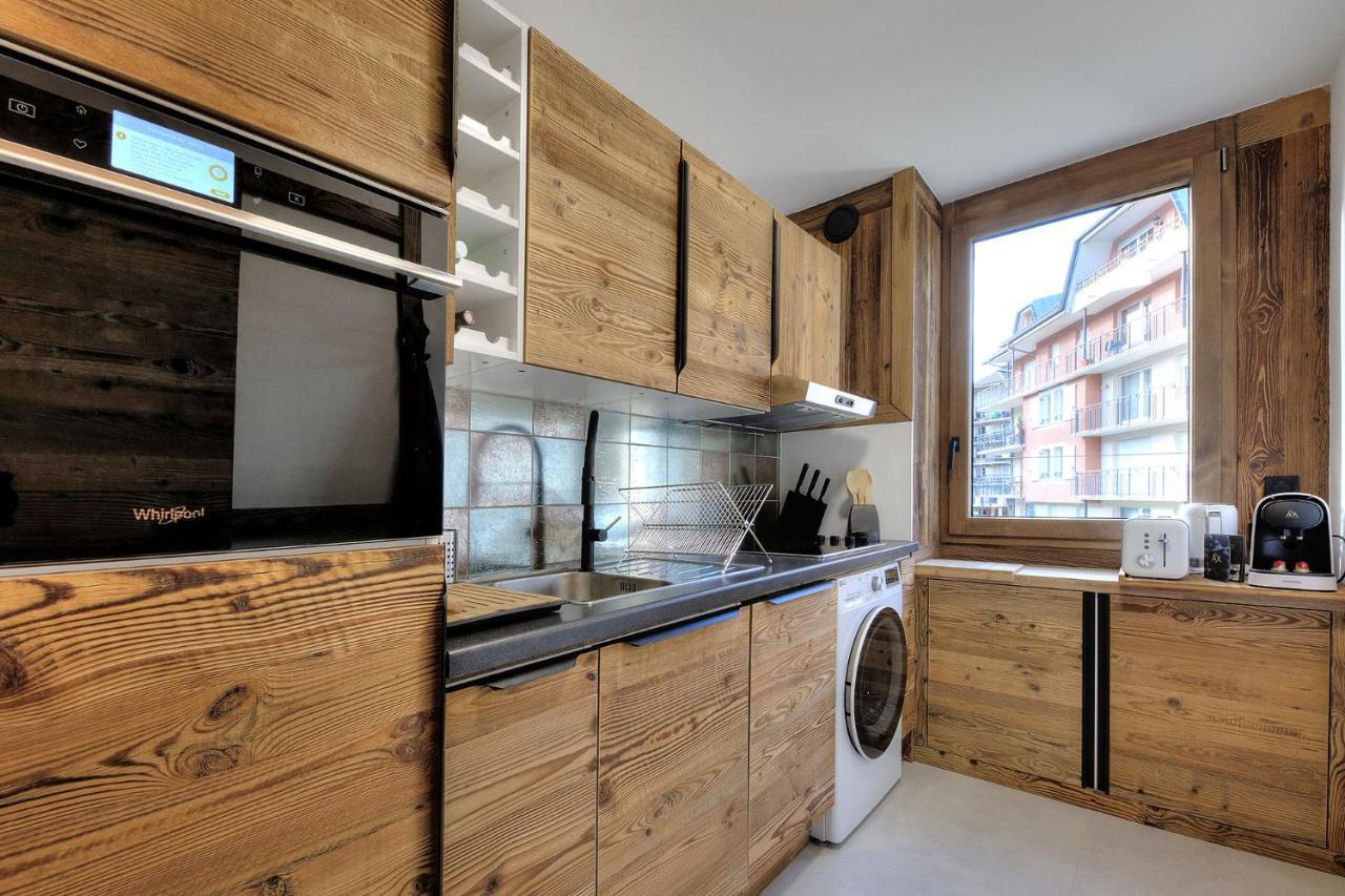 Appartement Familial Au Pied De La Telecabine 4* 圣热尔韦莱班 外观 照片