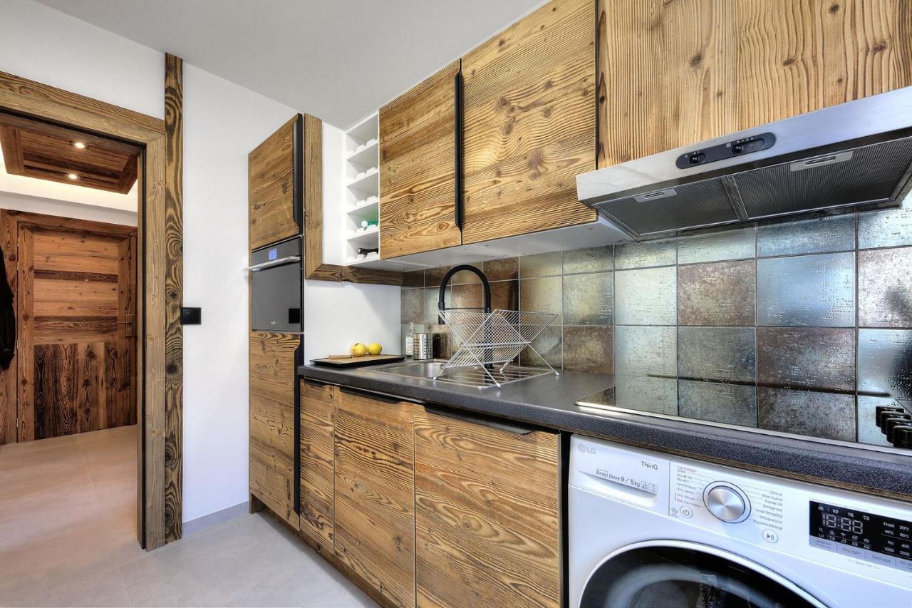 Appartement Familial Au Pied De La Telecabine 4* 圣热尔韦莱班 外观 照片